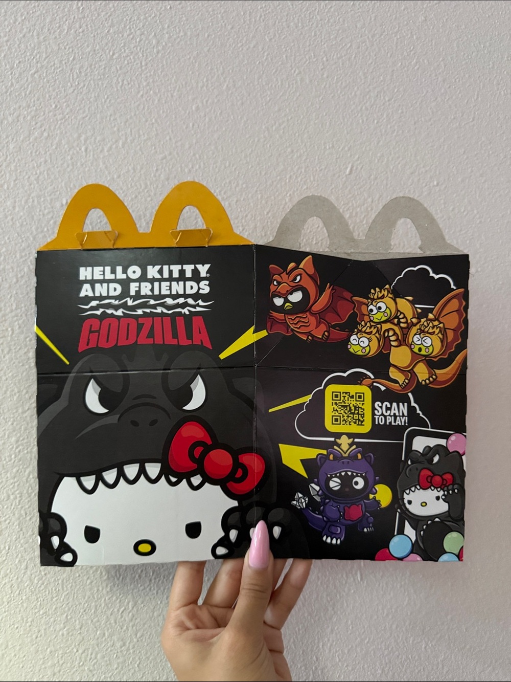 Hello Kitty and Friends x Godzilla Happy Meal Box
